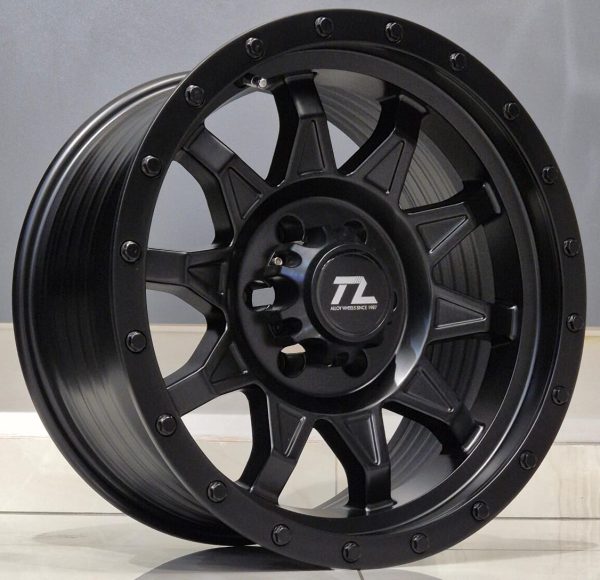 18" 6/139 M7139 TL 9J ET-12 CB110 SAT BLK